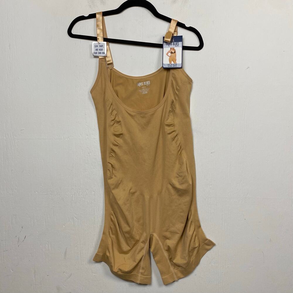 Paris Blues Beige Shapewear Shaping Romper Size 2X